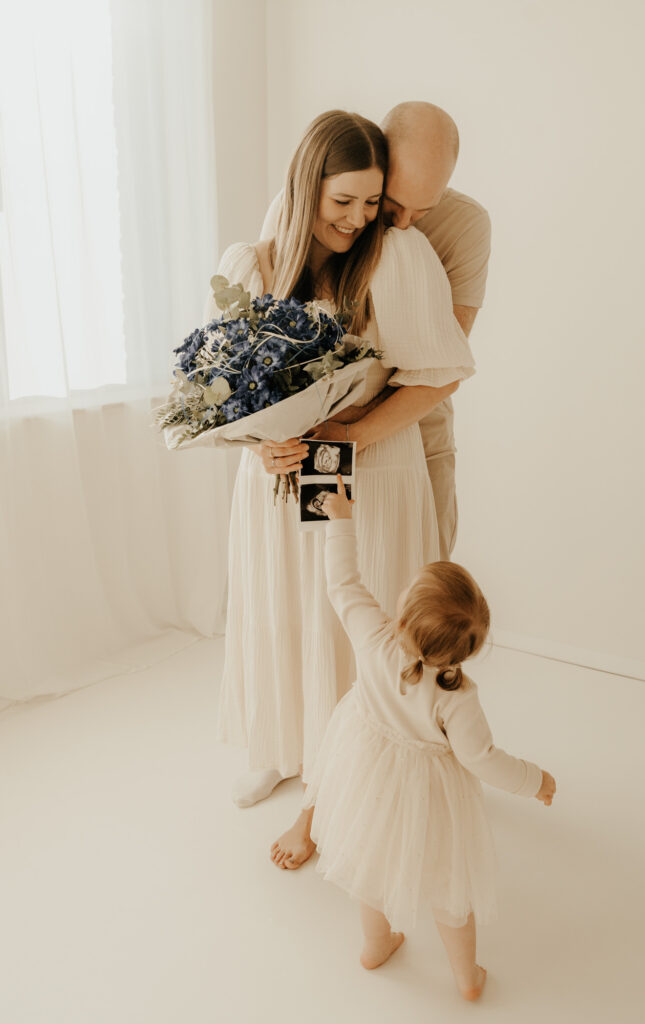 Familie im Fotostudio bei einem Fotoshooting in Ahaus